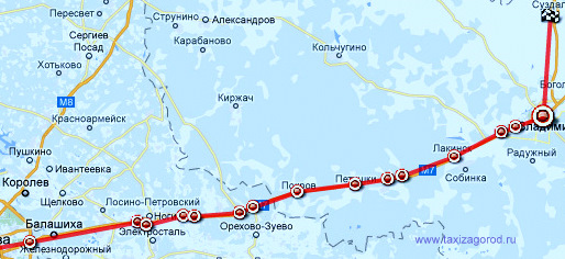 Такси из Москвы в Суздаль, заказ минивэна и микроавтобуса Москва ...